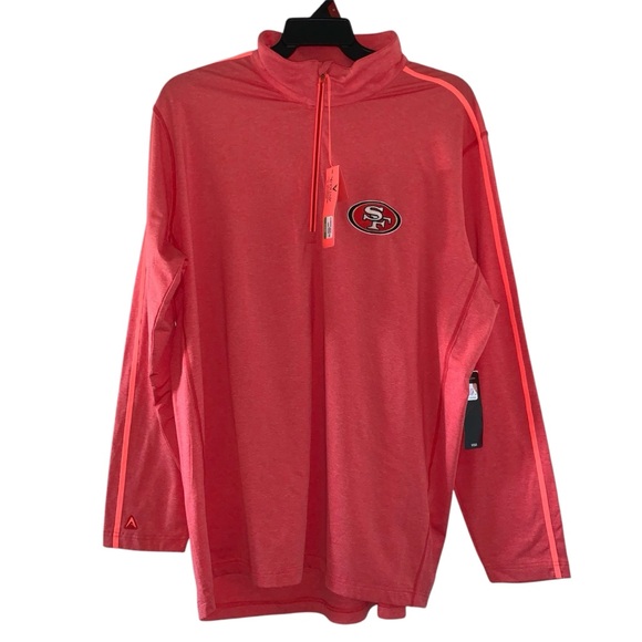 NFL Other - San Francisco 49ers NEW Quarter-Zip Pullover Jacket size XXL